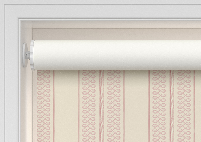 Trellis Prints, Noble Stripe Rosies Pink - Twist&Fit Roller Blind - Image 9